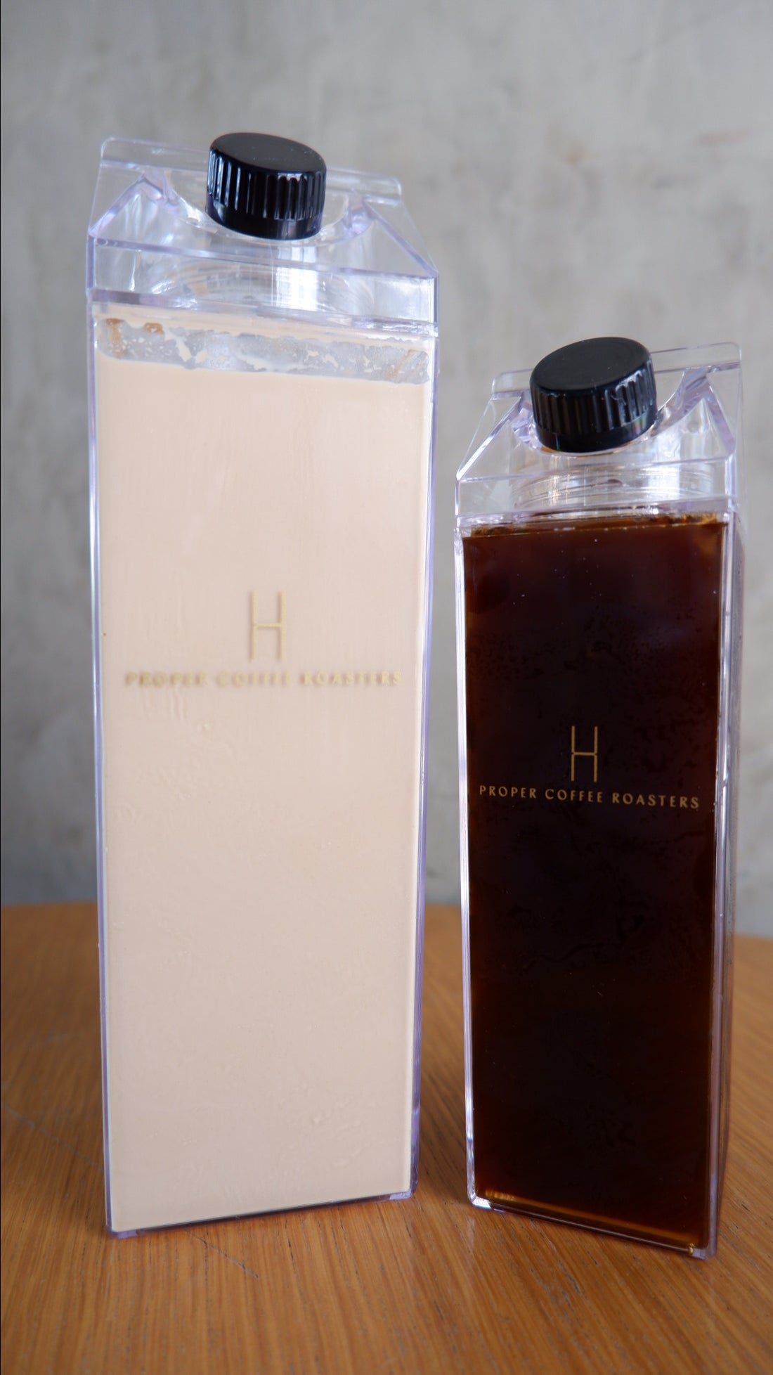 H Proper Acrylic Milk Carton